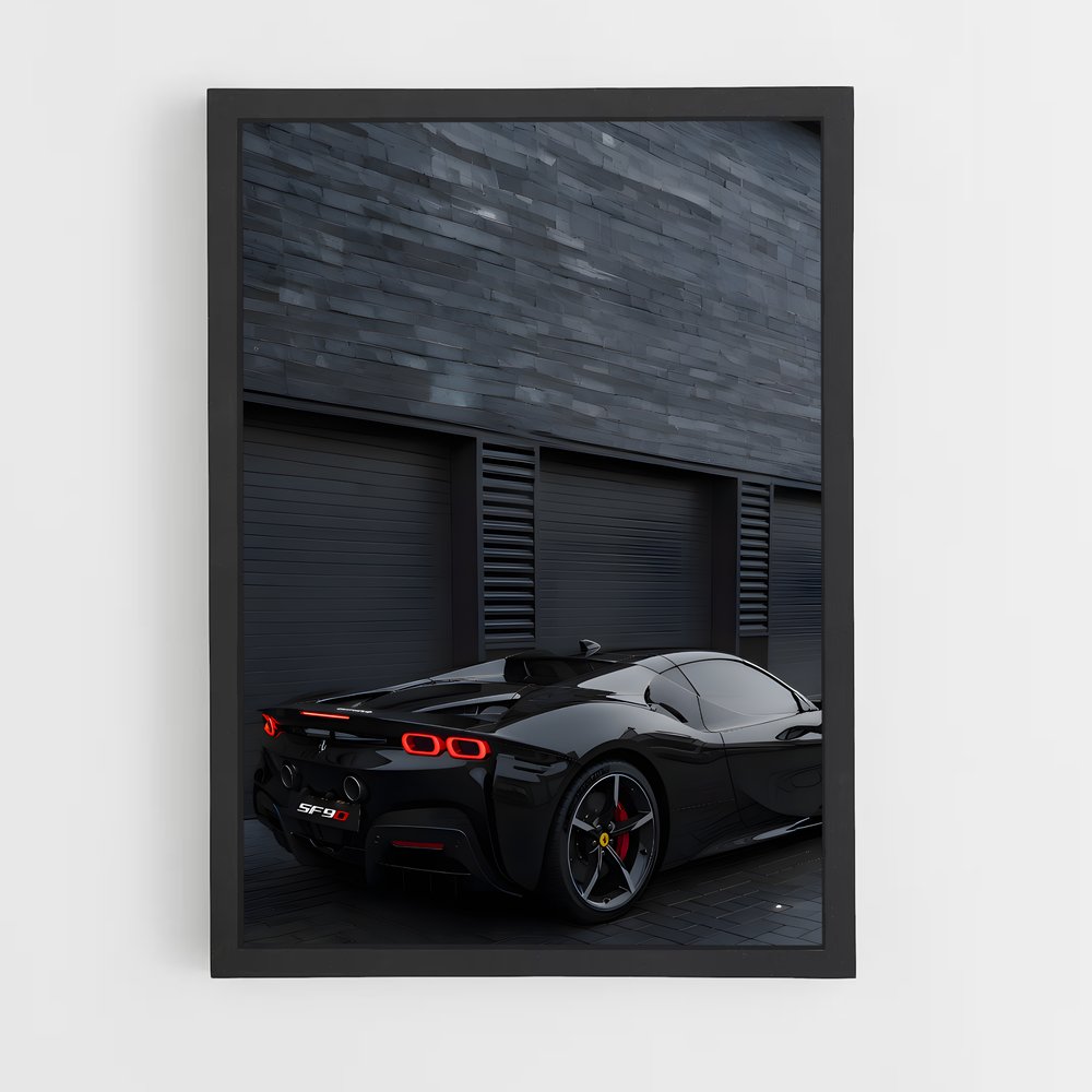 Poster spider luxe – affiche Ferrari (vue 2)